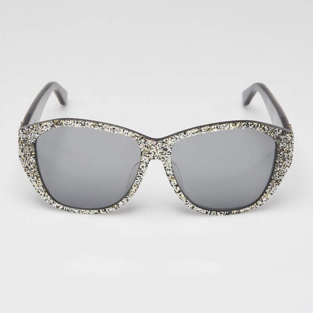 YVES SAINT LAURENT
Silver Glitter Plastic Sunglasses - Picture 10 of 11